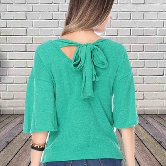 Vibrant Green Top - Picture 3 of 4